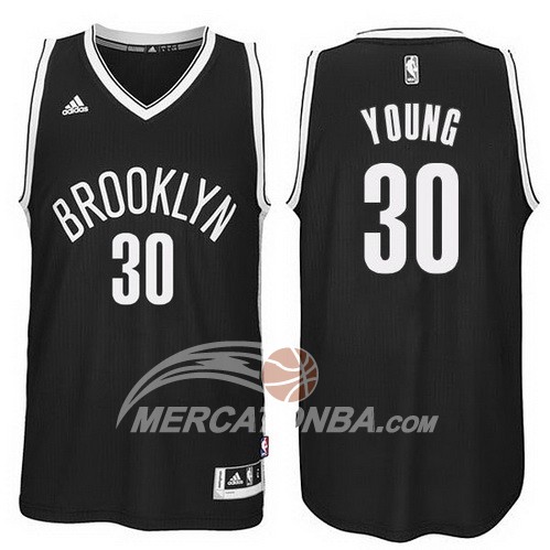 Maglia NBA Young Brooklyn Nets Negro